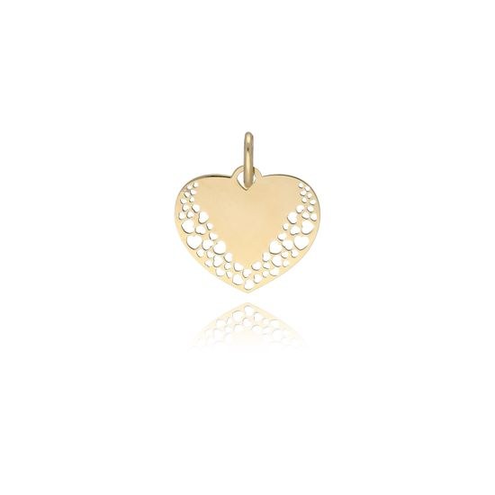 MOISS přívěsek ze žlutého zlata SRDCE