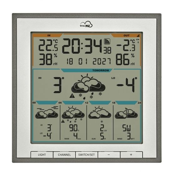 TFA 35.8105.10 - Bezdrátová WiFi meteostanice s chytrou předpovědí TFA.me ID-08