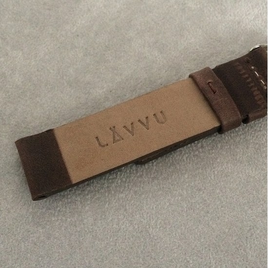 Řemínek LAVVU PLAIN z luxusní kůže Top Grain LSCUC18