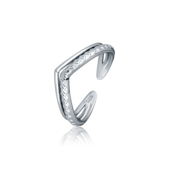 Prsten JVD 925/1000 stříbrný