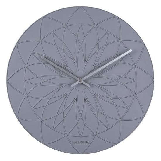 Designové nástěnné hodiny KA5836GY Karlsson 35cm