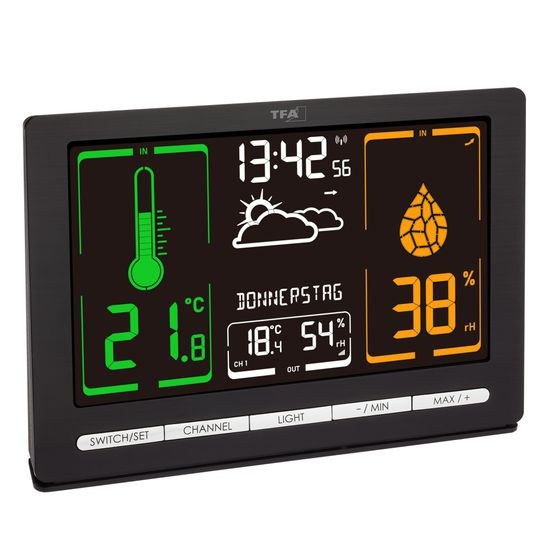 TFA 35.1132.01 - Domácí meteostanice s předpovědí počasí a barevným displejem METEOCHROME