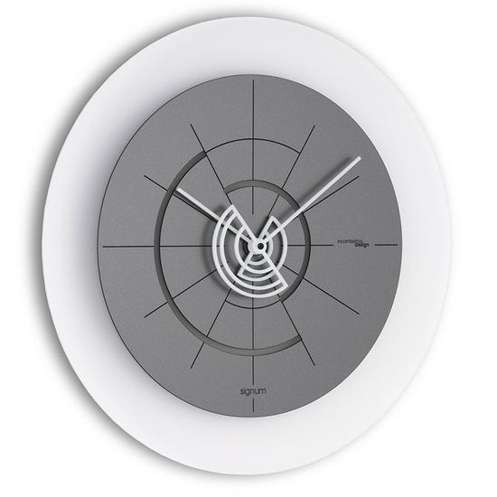 Designové nástěnné hodiny I559AN smoke grey IncantesimoDesign 40cm