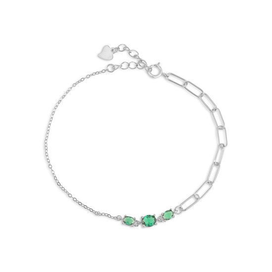 Náramek JVD SVLB0546XF3BI18 stříbrný