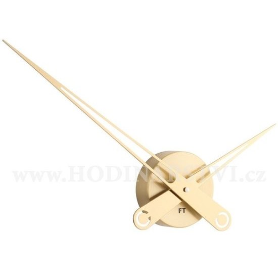 Designové nástěnné hodiny Future Time FT9650GD Hands gold 60cm