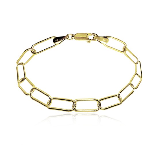 MINET Pozlacený stříbrný náramek v italském stylu