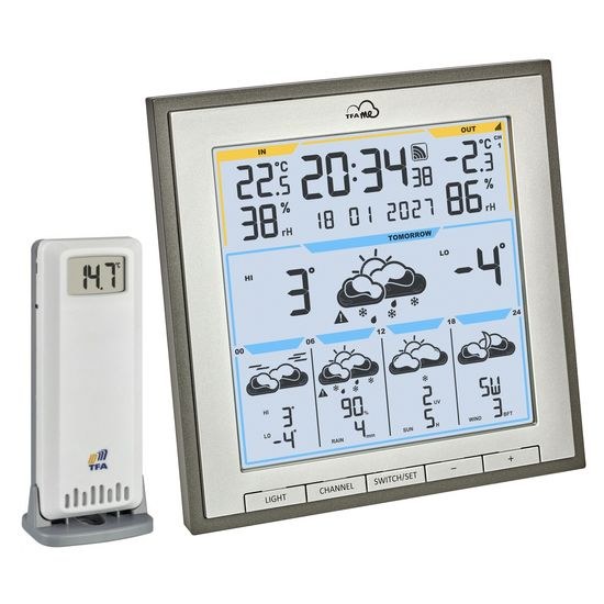 TFA 35.8105.10 - Bezdrátová WiFi meteostanice s chytrou předpovědí TFA.me ID-08