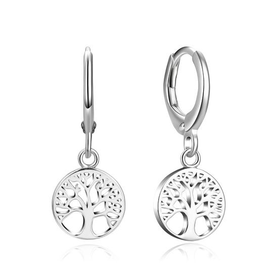 MOISS stříbrné náušnice STROM