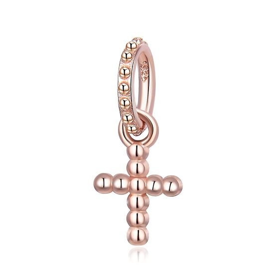 MOISS stříbrný přívěsek KŘÍŽEK ROSE