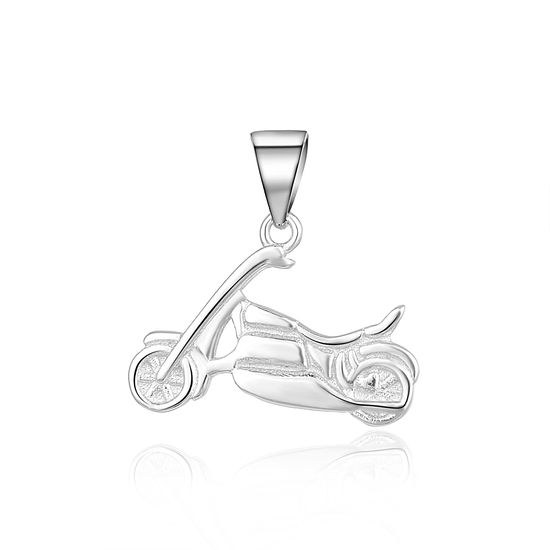 MOISS stříbrný přívěsek MOTORKA