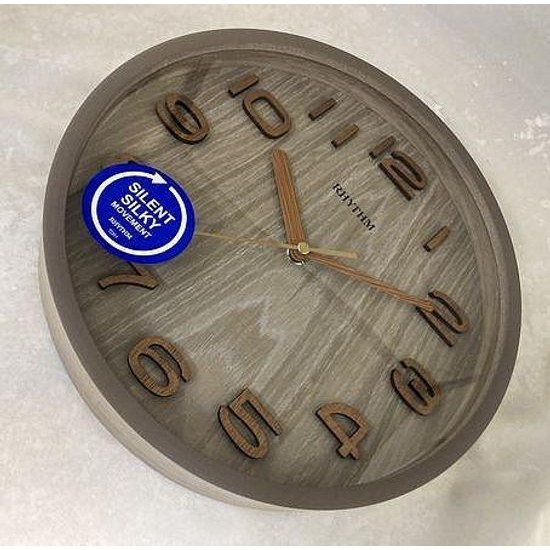 Hodiny Rhythm CMG144NR08 - nástěnné hodiny s tichým chodem