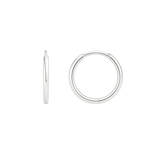 Stříbrné náušnice kruhy