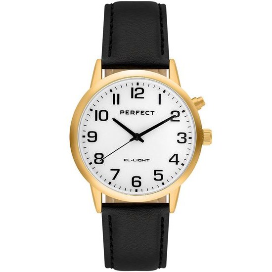 Pánské hodinky Perfect s osvětlením EL001W-04