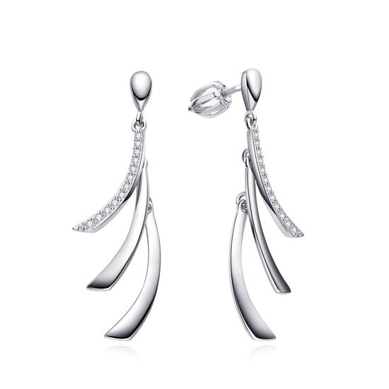 MOISS stříbrné náušnice