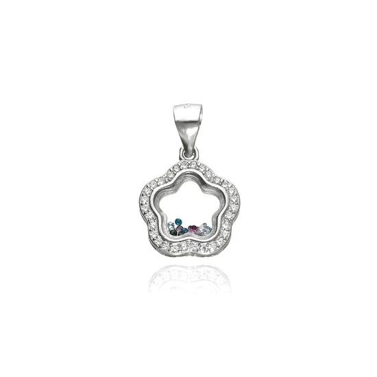 MOISS stříbrný přívěsek KVĚTINA