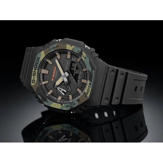 Hodinky Casio GA-2100SU-1AER Carbon Core Guard Utility Colors Series