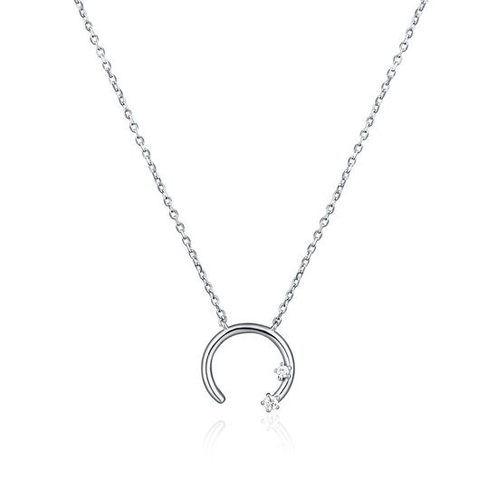 Náhrdelník JVD SVLN0480X61BI45 stříbrný