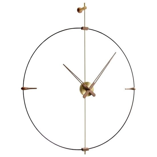Designové nástěnné hodiny Nomon Bilbao Brass Small 92cm