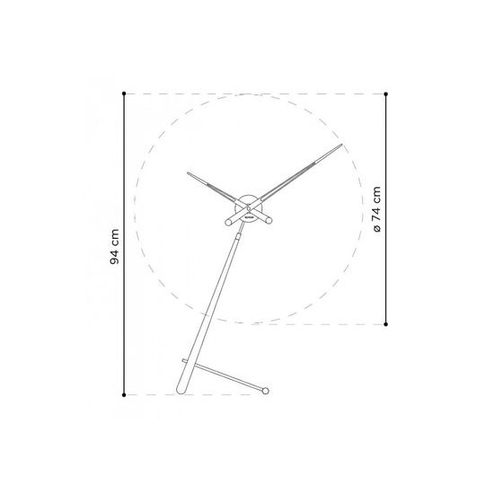 Hodiny Nomon Puntero N 94cm