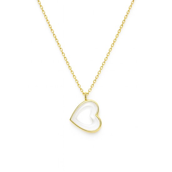 Zlatý náhrdelník se srdíčkem