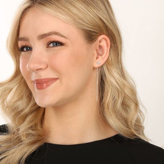 Náušnice JVD SVLE2179XJ6BI00 stříbrné