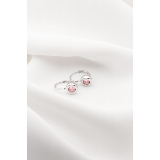 Náušnice JVD stříbrné