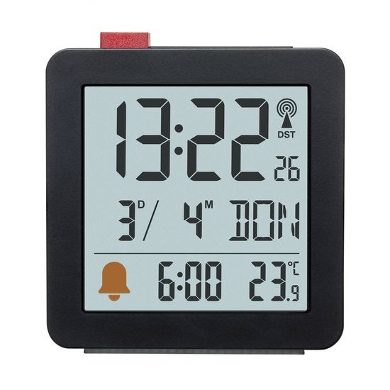 TFA 60.2566.01 - digitální DCF rádiem řízený budík