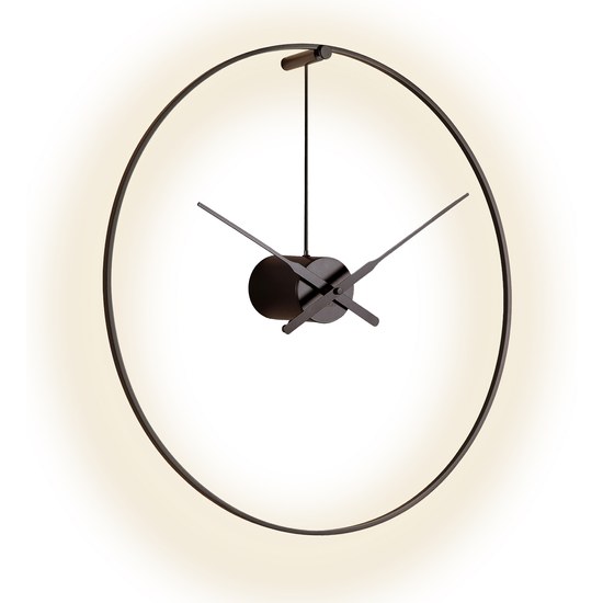 Nomon Ombra mini 55 cm - Designové nástěnné hodiny s LED podsvětlením v rámu