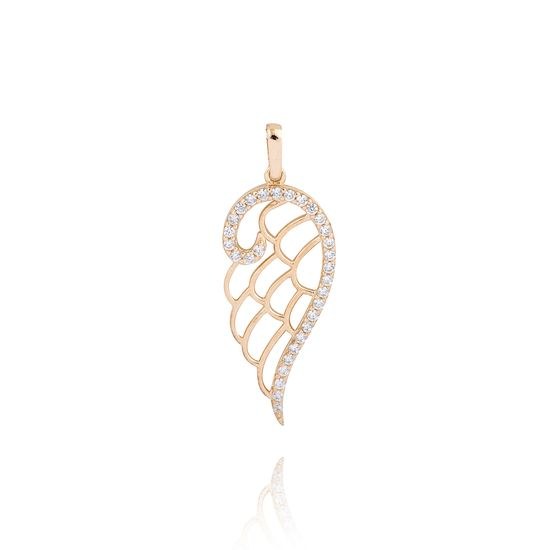 MOISS přívěsek z růžového zlata KŘÍDLA
