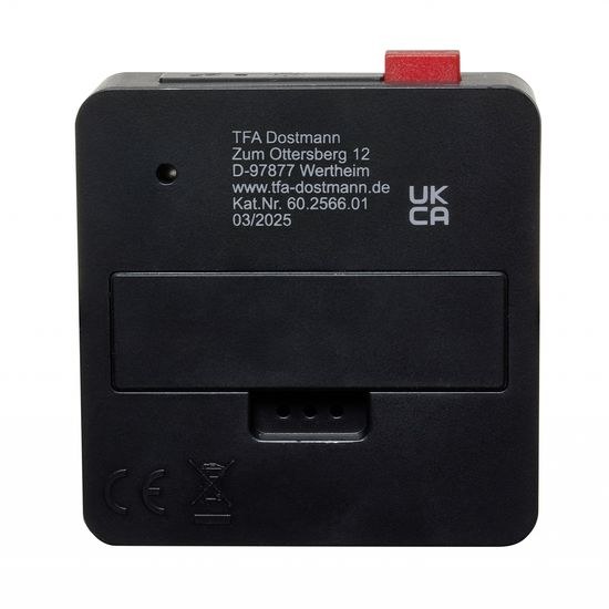 TFA 60.2566.01 - digitální DCF rádiem řízený budík