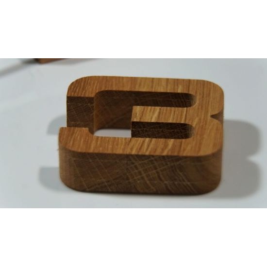 Flexistyle z54g - dubové nalepovací hodiny s průměrem 50-75 cm