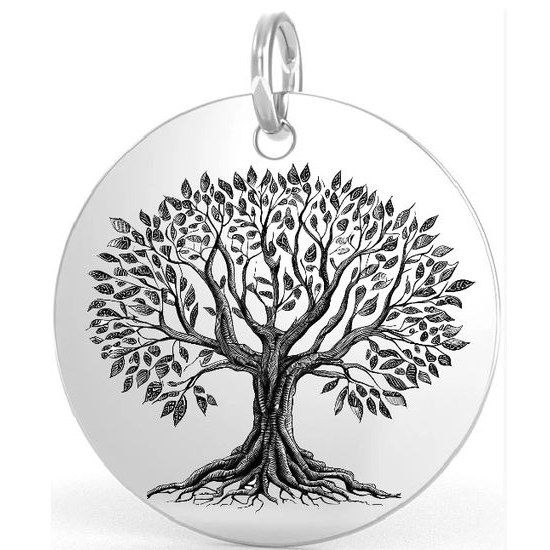 Ocelový přívěsek Strom života