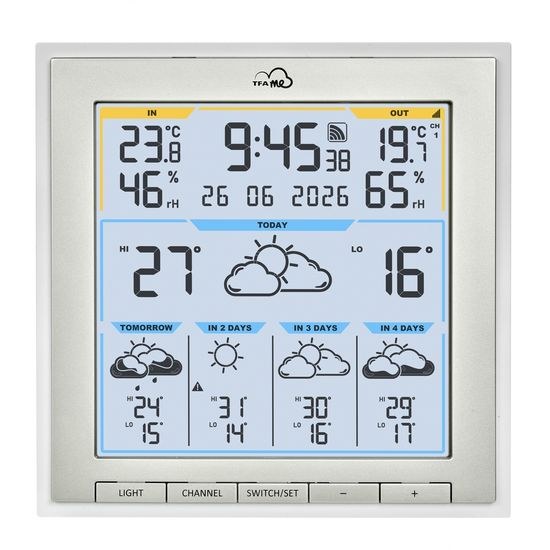 TFA 35.8105.02 - Bezdrátová WiFi meteostanice s chytrou předpovědí TFA.me ID-08