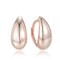 MINET Moderní rose gold stříbrné 925/1000 náušnice kapky JMAN0564RE01
