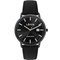 LAVVU Černé pánské hodinky Copenhagen Titanium Black