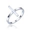 MINET Elegantní stříbrný 925/1000 prsten s tyčkou JMAS0312SR