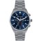 LAVVU Pánské titanové hodinky PILOT Chronograph Deep Blue 100M Sapphire