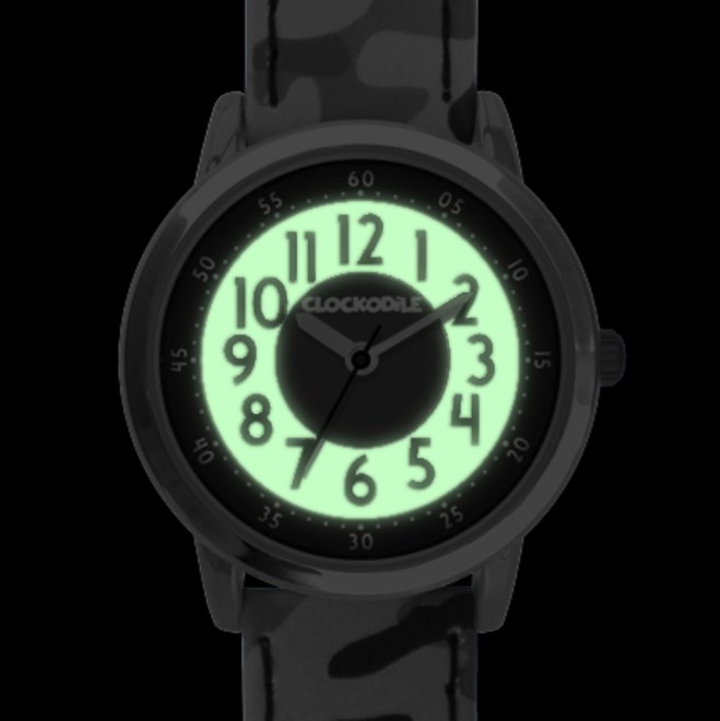 Svítící modré chlapecké hodinky CLOCKODILE ARMY CWB0030