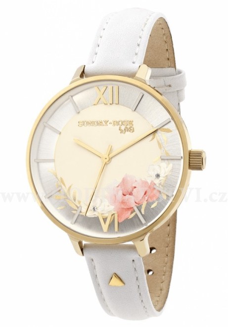 Hodinky SUNDAY ROSE Spirit TEA ROSE LEATHER SUN-S15