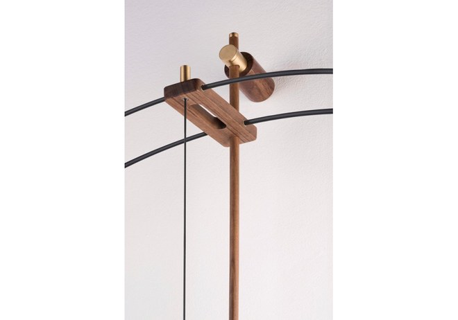 Designové nástěnné hodiny Nomon Barcelona Premium Black 81cm