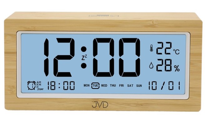Budík svítící JVD SB2897