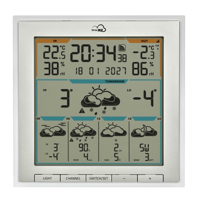 TFA 35.8105.02 - Bezdrátová WiFi meteostanice s chytrou předpovědí TFA.me ID-08