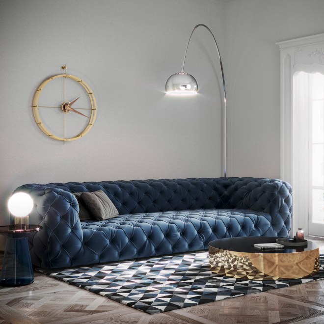 Nomon Doble O Premium gold 80cm - luxusní hodiny které upoutají každého