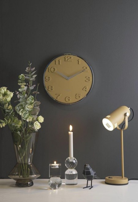 Designové nástěnné hodiny KA5759YE Karlsson 30cm