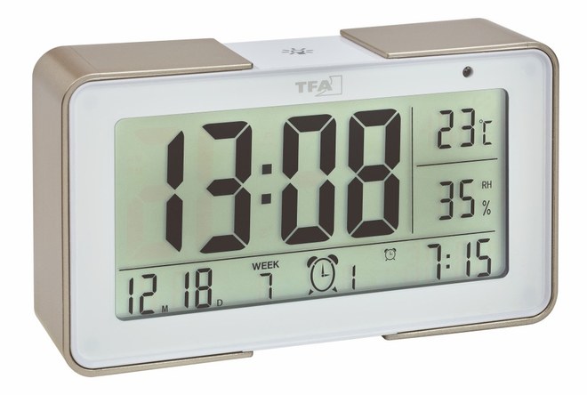 Rádiem řízený budík TFA 60.2540.53 Melody