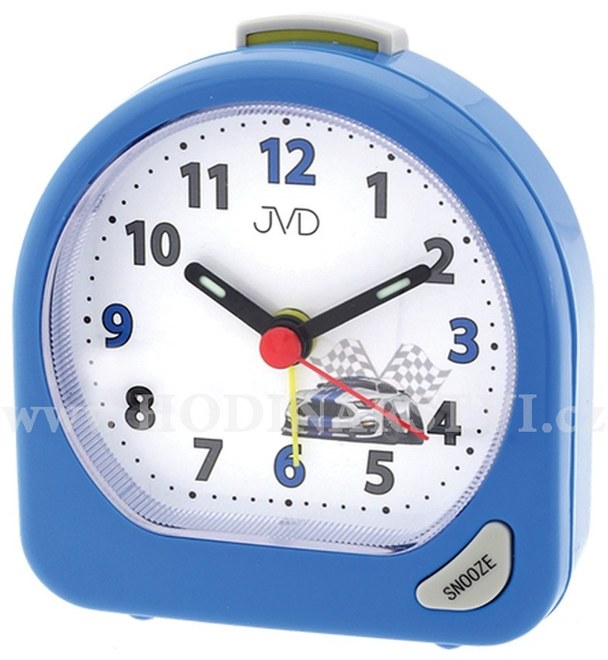 Budík Q JVD SR672.5 modro-černý