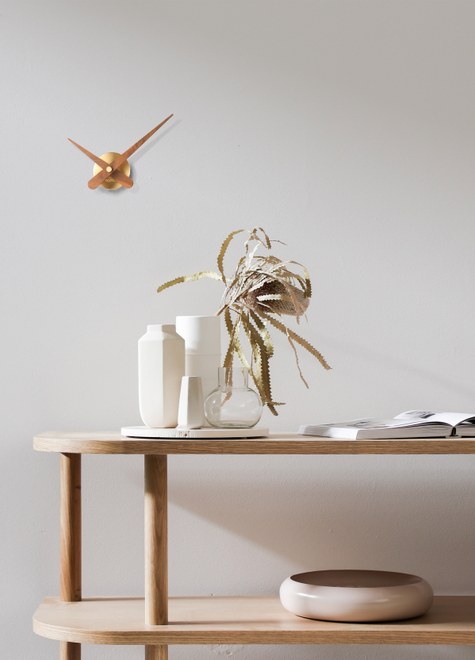 Designové nástěnné hodiny Nomon Axioma Gold mini 37cm