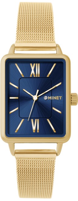MINET Zlato-modré dámské hodinky SIENA MWL5428