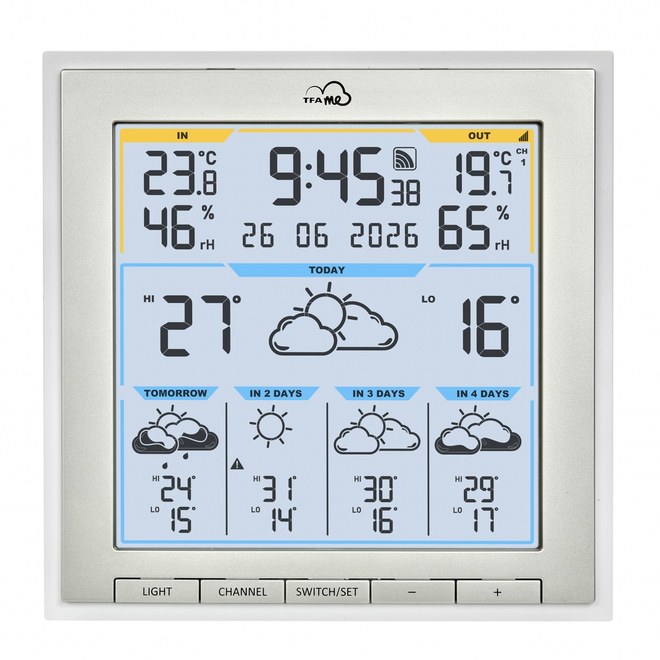 TFA 35.8105.02 - Bezdrátová WiFi meteostanice s chytrou předpovědí TFA.me ID-08