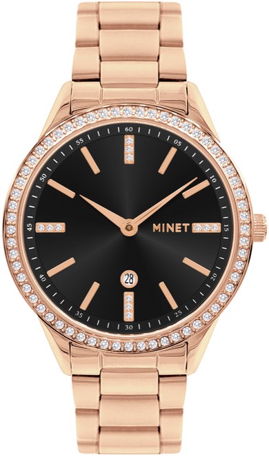 MINET Rose gold dámské hodinky AVENUE MWL5309